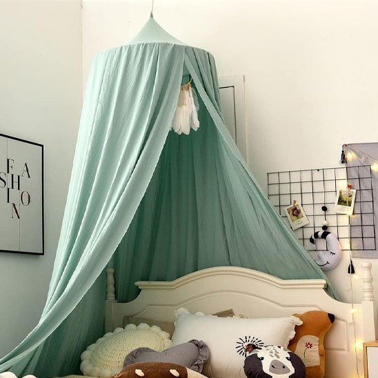 Ciel de lit bébé | Voilage doux pour créer un cocon apaisant - Mes Essentiels Bébé