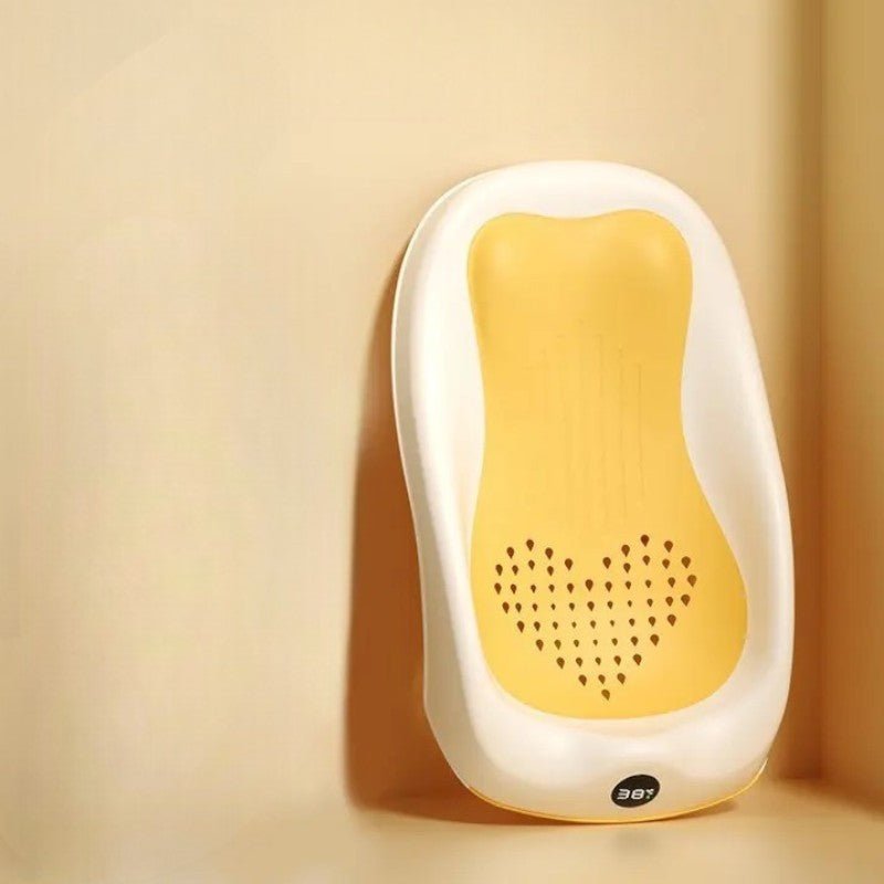 Baignoire bébé - SmartFoldBabyTub™ - Jaune - Mes Essentiels Bébé