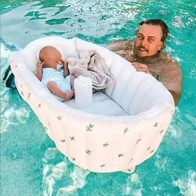 Baignoire Gonflable - SplashNest™ - Olives - Mes Essentiels Bébé