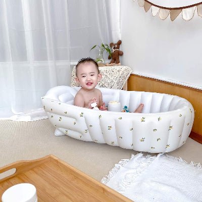 Baignoire Gonflable - SplashNest™ - Olives - Mes Essentiels Bébé