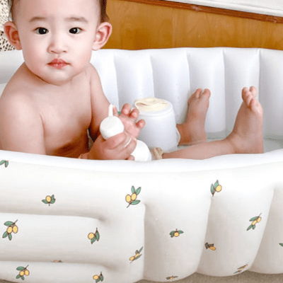 Baignoire Gonflable - SplashNest™ - Olives - Mes Essentiels Bébé