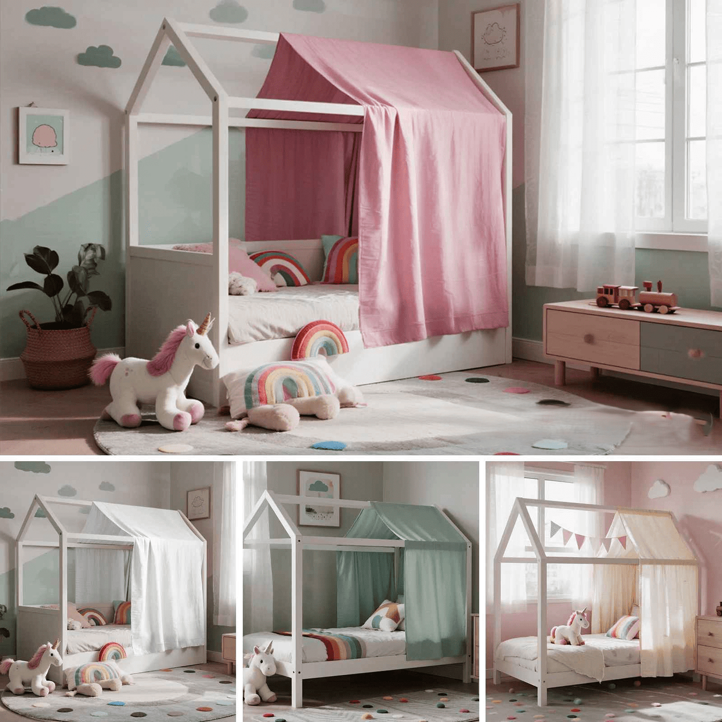 Ciel de lit cabane | Douce Nuit - Mes Essentiels Bébé