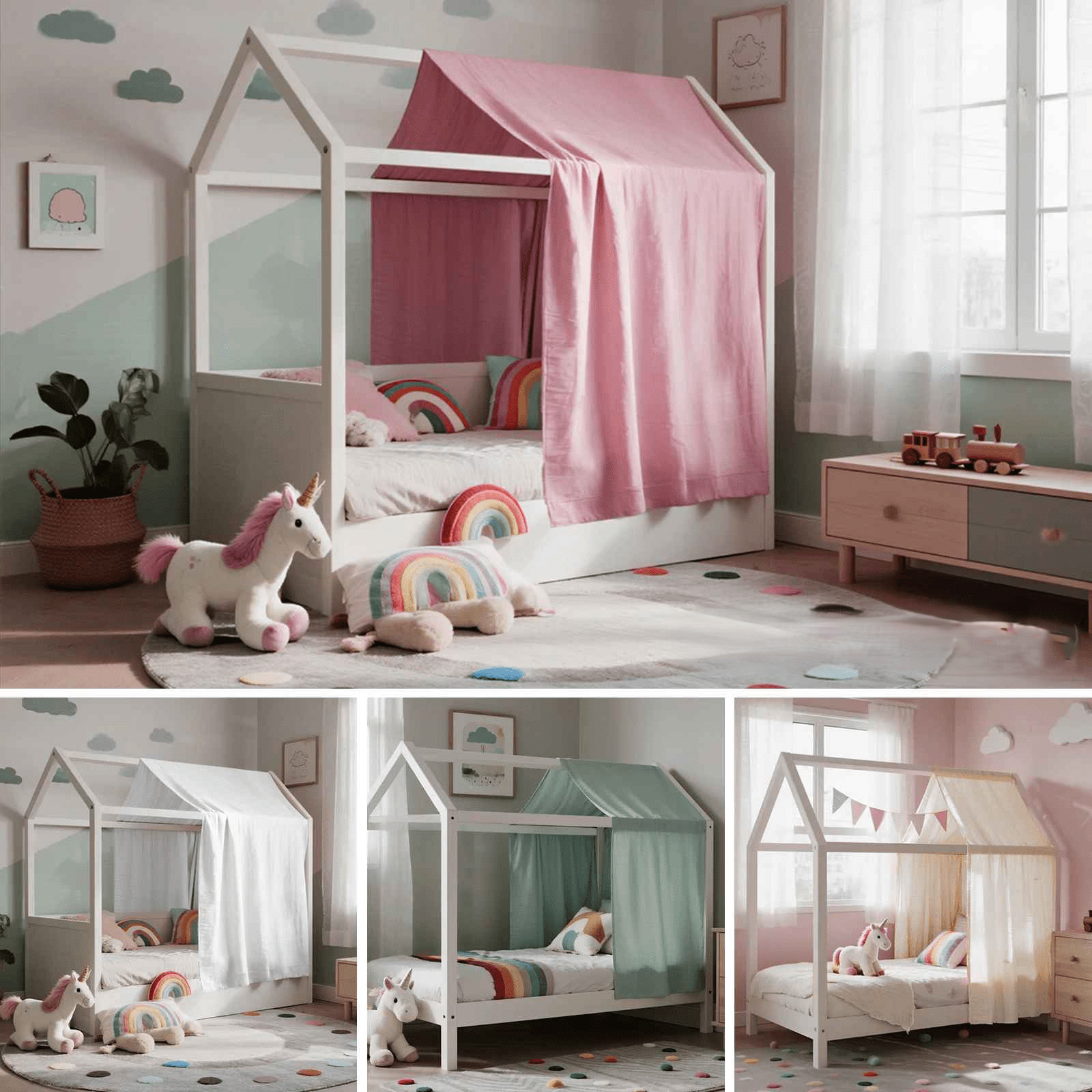 Ciel de lit cabane | Douce Nuit - Mes Essentiels Bébé