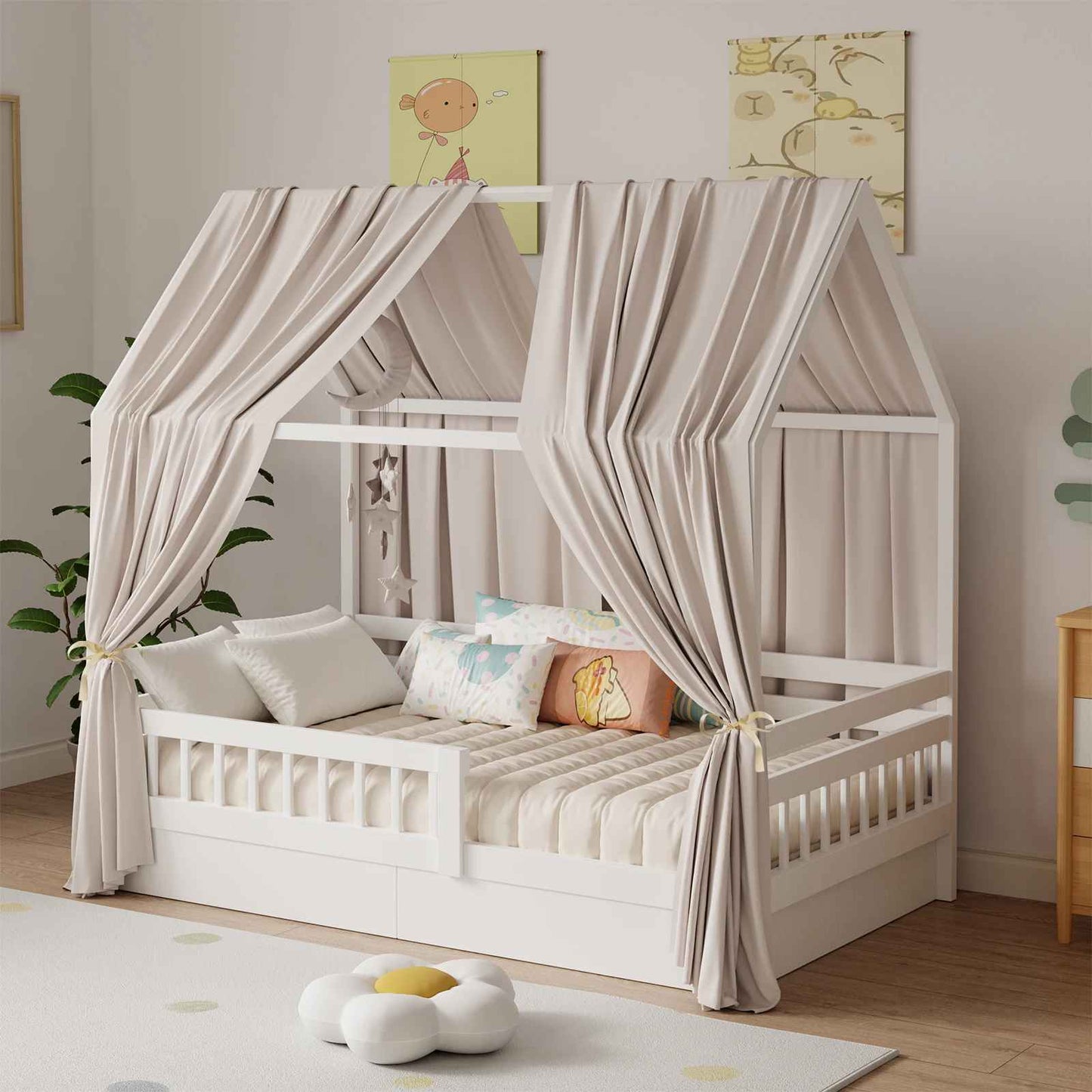 Ciel de lit cabane | Douceur Nocturne - Mes Essentiels Bébé