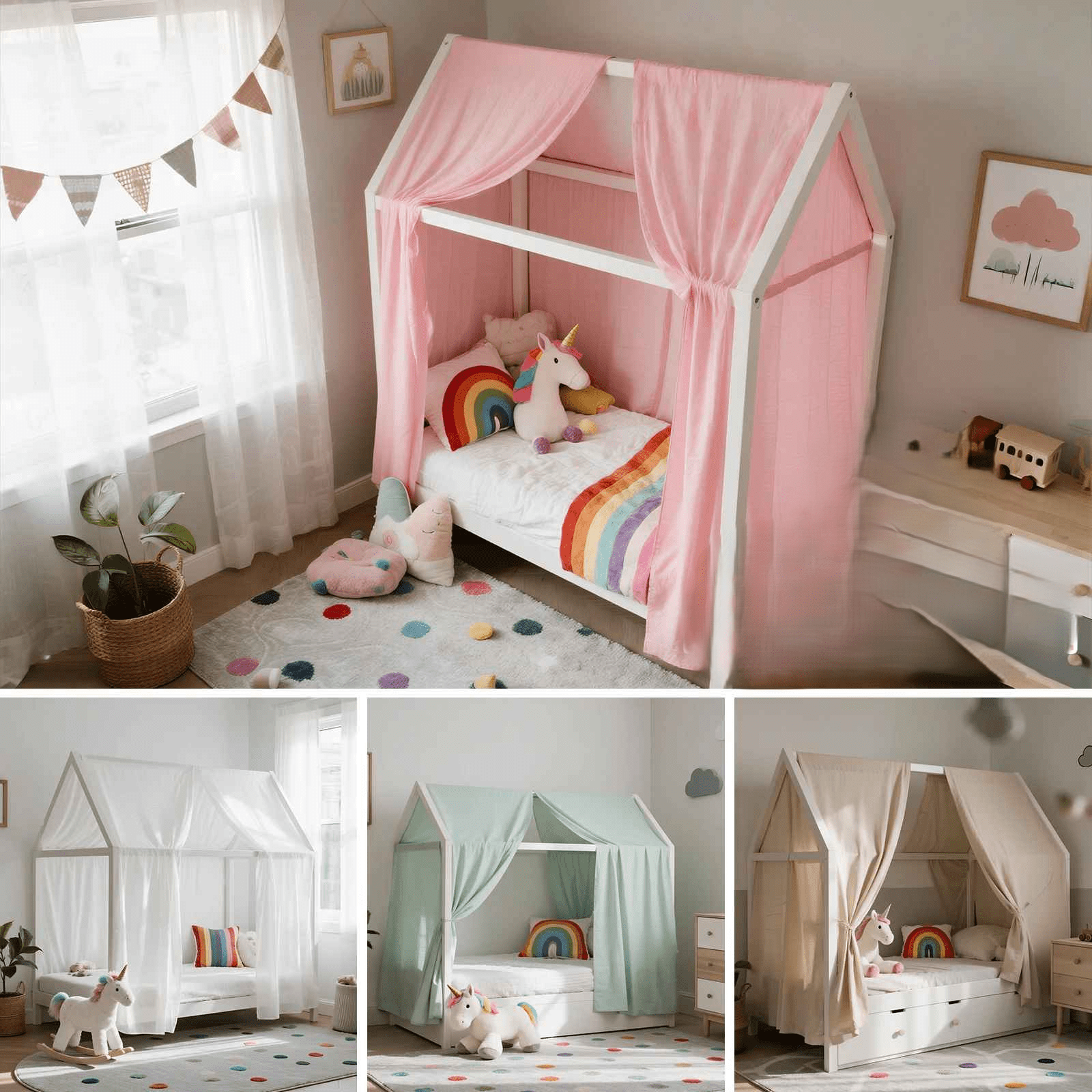 Ciel de lit cabane | Douceur Nocturne - Mes Essentiels Bébé