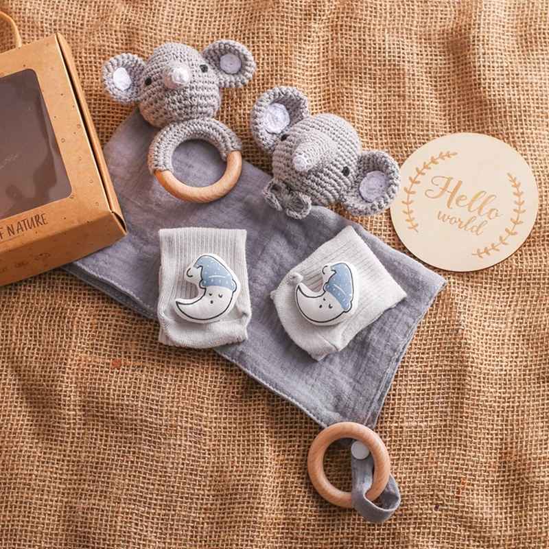 Coffret Naissance Premium | Éveil Naturel - Mes Essentiels Bébé
