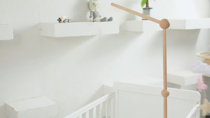 Mobile bébé | Ours sur la Lune Rose