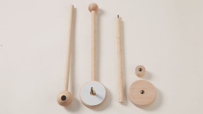 Support Mobile bébé |Bras de bois poétique