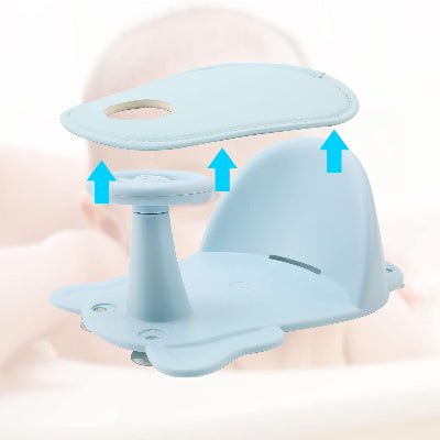 SIEGE DE BAIN BEBE - BabyBathGuard™ - Bleu - Mes Essentiels Bébé
