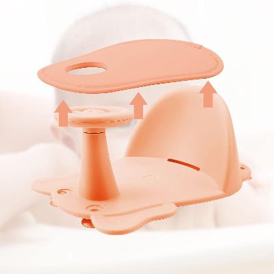 SIEGE DE BAIN BEBE - BabyBathGuard™ - Rose - Mes Essentiels Bébé