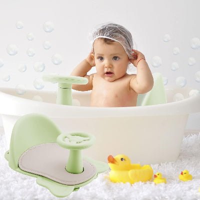 SIEGE DE BAIN BEBE - BabyBathGuard™ - Vert - Mes Essentiels Bébé