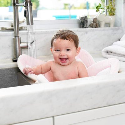SIEGE DE BAIN BEBE - BloomBath™ - Rose - Mes Essentiels Bébé
