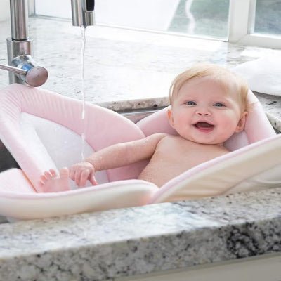 SIEGE DE BAIN BEBE - BloomBath™ - Rose - Mes Essentiels Bébé