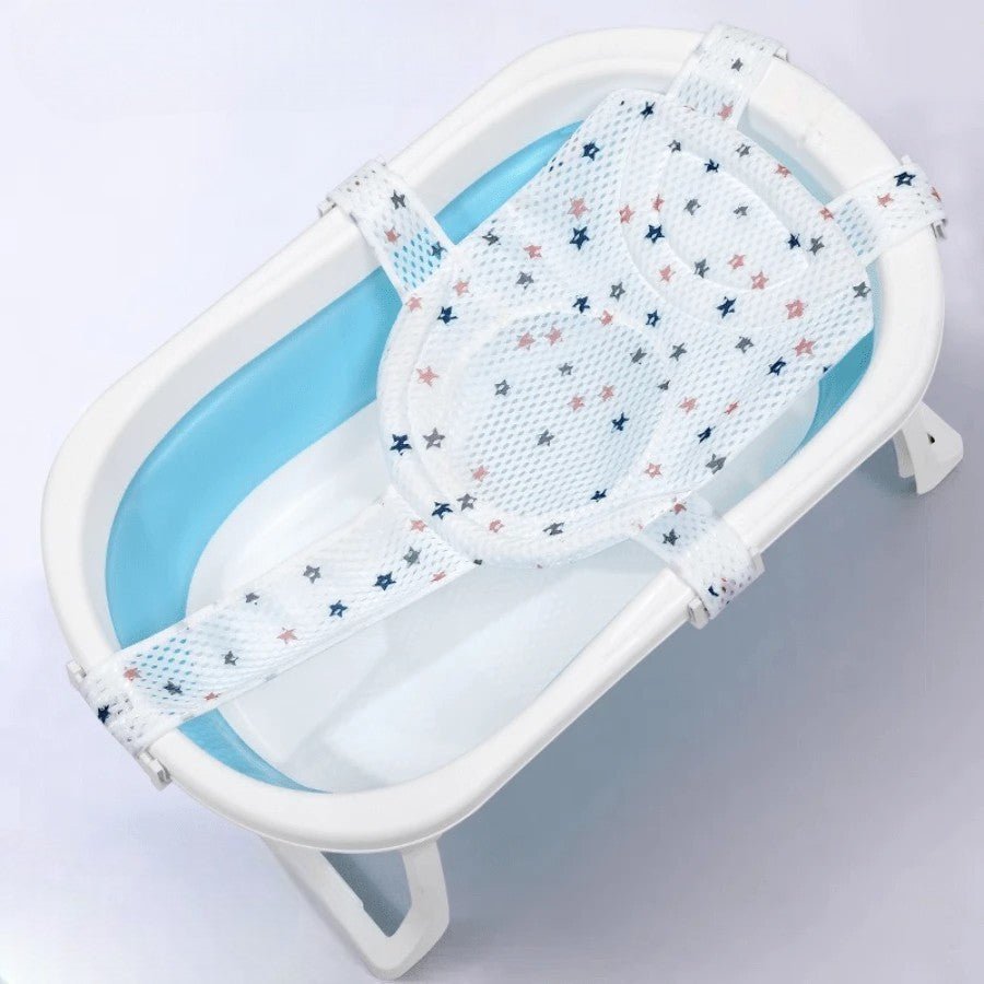Transat de Bain Bébé - BabyBathMeshSupport™ - Blanc - Mes Essentiels Bébé