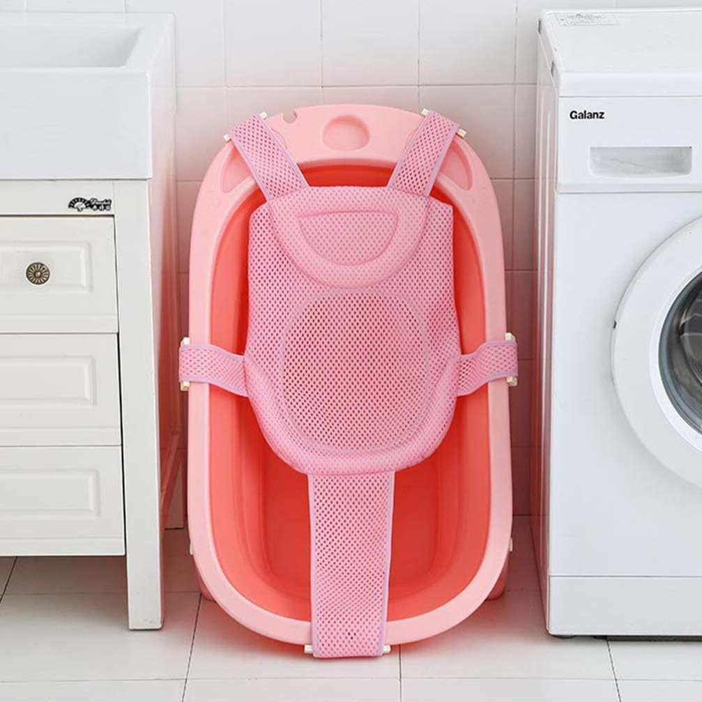 Transat de Bain Bébé - BabyBathMeshSupport™ - Rose - Mes Essentiels Bébé