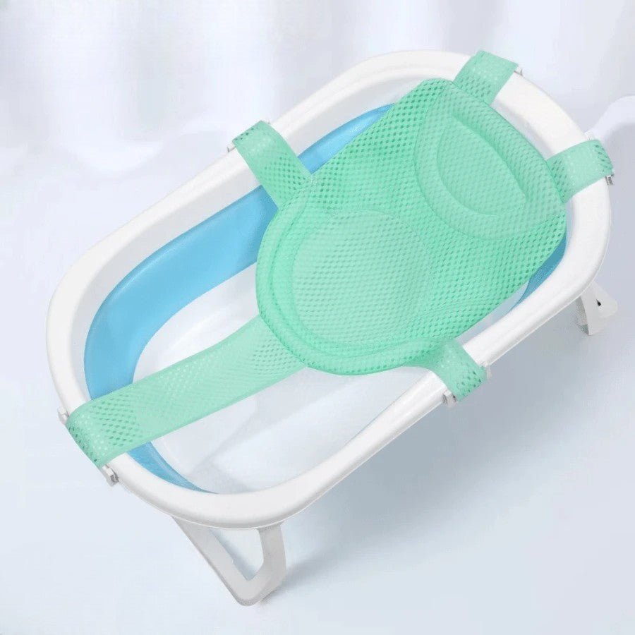 Transat de Bain Bébé - BabyBathMeshSupport™ - Vert - Mes Essentiels Bébé